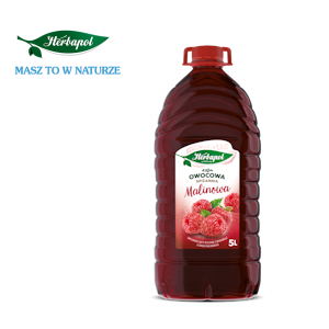 Syrop owocowy HERBAPOL Malina 5l