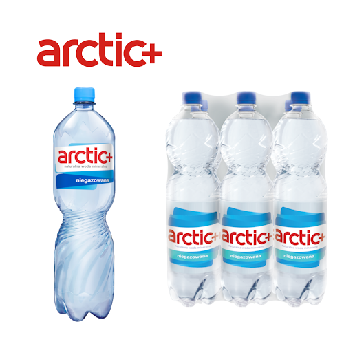 Woda ARCTIC+ 1,5l niegazowana zgrzewka 6 but. bez kaucji