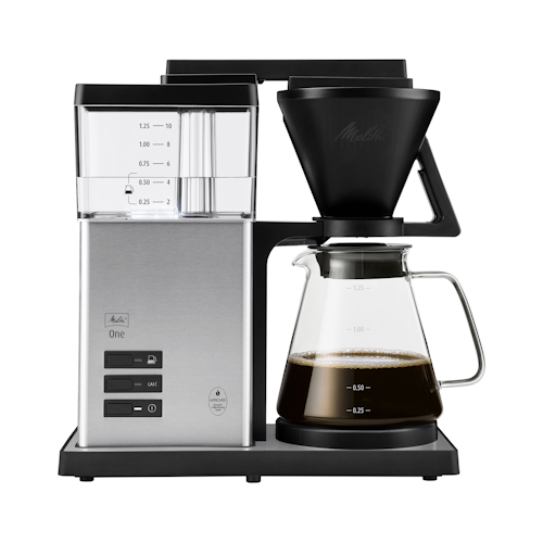 Ekspres przelewowy Melitta ONE 1031-01 srebrny
