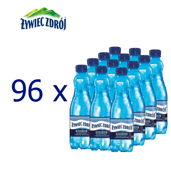 Paleta Woda ŻYWIEC ZDRÓJ 0,5l mocny gaz + kaucja
