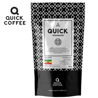 QUICK COFFEE Świeżo palona kawa ziarnista QUICK 1kg