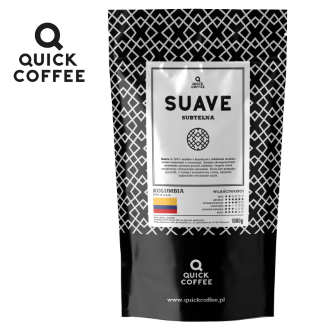 QUICK COFFEE Świeżo palona kawa ziarnista SUAVE 1kg