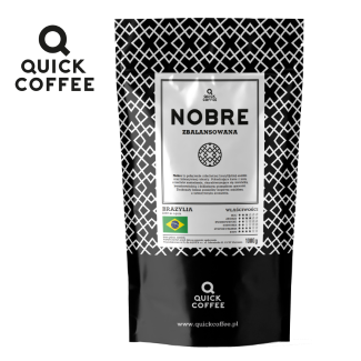 QUICK COFFEE Świeżo palona kawa ziarnista NOBRE 1kg