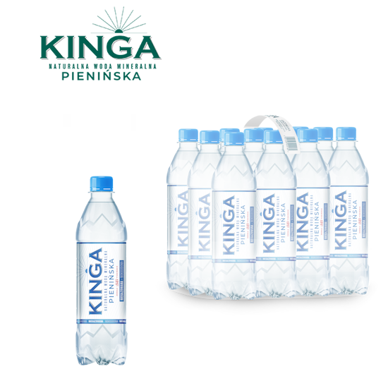 Woda KINGA PIENIŃSKA 0,5l niegazowana zgrzewka 12 but. + kaucja