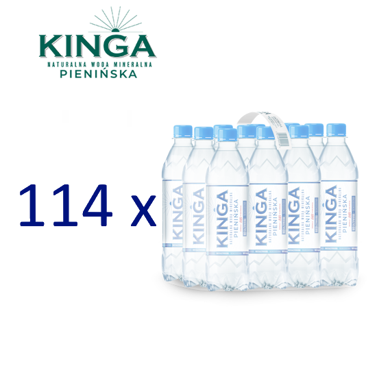 Paleta Woda KINGA PIENIŃSKA 0,5l niegazowana + kaucja