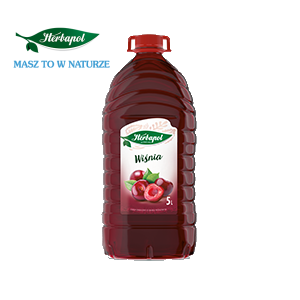 Syrop owocowy HERBAPOL Wiśnia 5l
