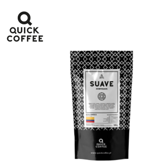 QUICK COFFEE Świeżo palona kawa ziarnista SUAVE 250g