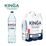 Woda KINGA PIENIŃSKA 1,5l gazowana zgrzewka 6 but. + kaucja