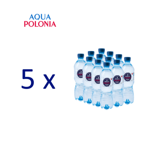 Pakiet 5 zgrzewek Woda AQUA POLONIA 0,5l gazowana.png