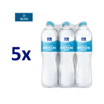 Pakiet 5 zgrzewek Naturalna woda mineralna ZMB 1,5l niegazowana bez kaucji