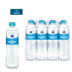 Naturalna woda mineralna ZMB 0,5l niegazowana zgrzewka 12 but. bez kaucji