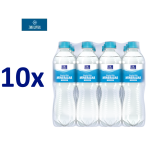 Pakiet 10 zgrzewek Naturalna woda mineralna ZMB 0,5l niegazowana bez kaucji