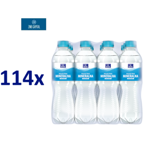 Paleta Naturalna woda mineralna ZMB 0,5l niegazowana bez kaucji