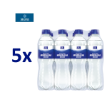 Pakiet 5 zgrzewek Naturalna woda mineralna ZMB 0,5l gazowana bez kaucji