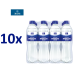 Pakiet 10 zgrzewek Naturalna woda mineralna ZMB 0,5l gazowana bez kaucji