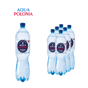 Woda AQUA POLONIA 1,5l gazowana zgrzewka 6 but. bez kaucji