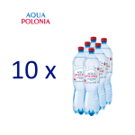 Pakiet 10 zgrzewek Woda AQUA POLONIA 1,5l niegazowana bez kaucji