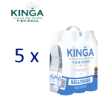 Pakiet 5 zgrzewek Woda KINGA PIENIŃSKA 1,5l niegazowana + kaucja