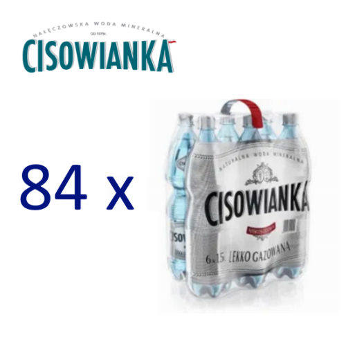 Paleta Woda CISOWIANKA 1,5l lekko gazowana + kaucja.png