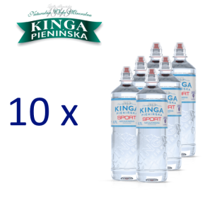 Pakiet 10 zgrzewek Woda KINGA PIENIŃSKA SPORT 0,7l + kaucja