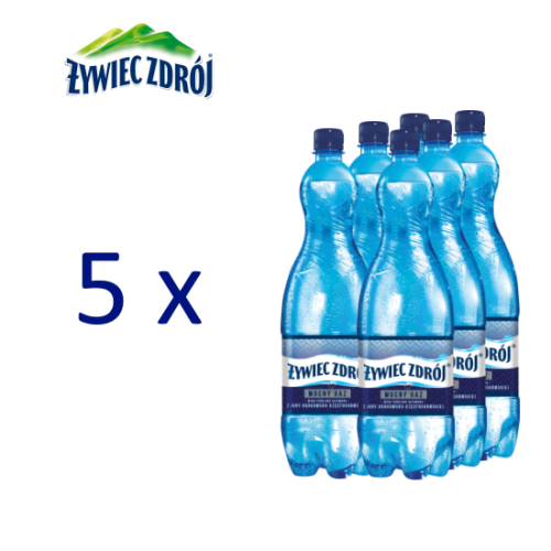 Pakiet 5 zgrzewek Woda ŻYWIEC ZDRÓJ 1,5l mocny gaz zgrzewka 6 but. + kaucja.png