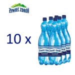Pakiet 10 zgrzewek Woda ŻYWIEC ZDRÓJ 1,5l mocny gaz + kaucja