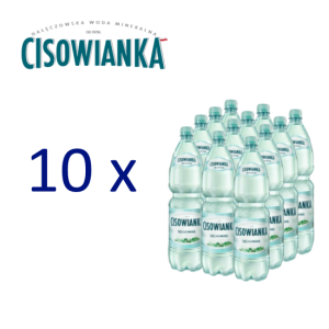 Pakiet 10 zgrzewek Woda CISOWIANKA 0,5l niegazowana + kaucja