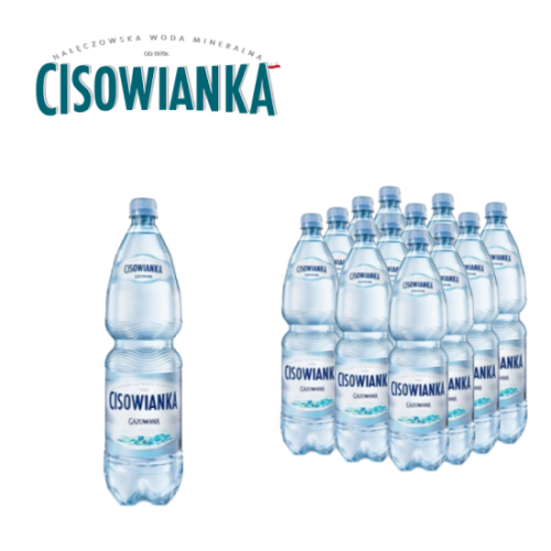 Woda Cisowianka 0,5 gazowana zgrzewka 12 szt. + kaucja.png