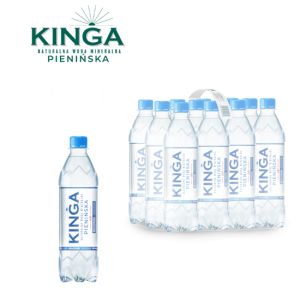Woda KINGA PIENIŃSKA 0,5l niegazowana zgrzewka 12 but. + kaucja