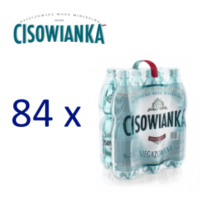 Paleta Woda CISOWIANKA 1,5l niegazowana + kaucja