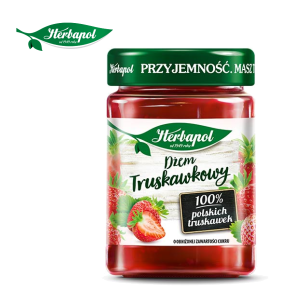 Dżem HERBAPOL truskawkowy słoik 280g